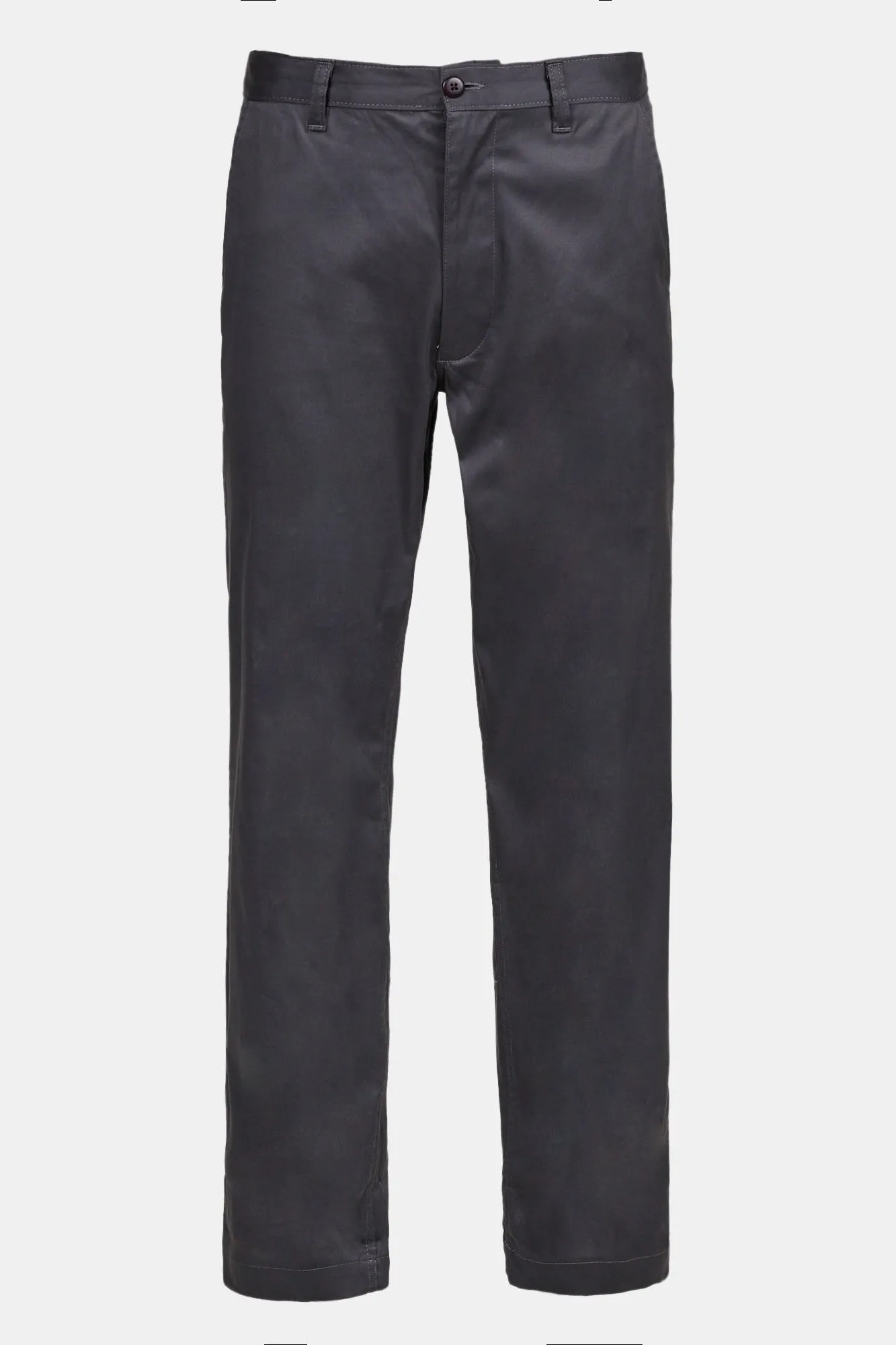 Men's Slim Lightweight Stretch Cotton Twill Chinos - Slate Grey