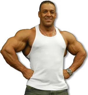 Men's Workout Bodybuilding Weight Lifting Stringer Gym Fitness Training Tank Top in White