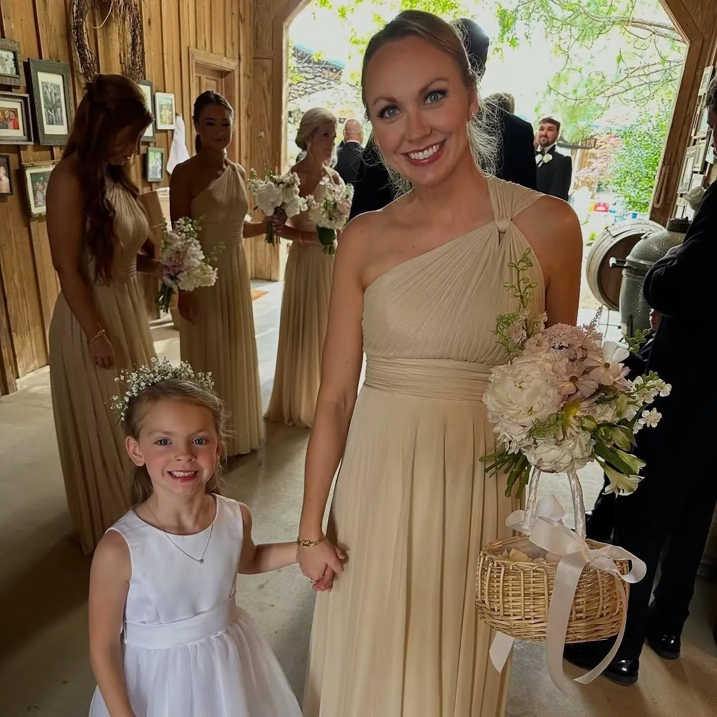 One Shoulder Bridesmaid Dresses for Women Chiffon A Line Pleated Long Formal Wedding Guest Dress
