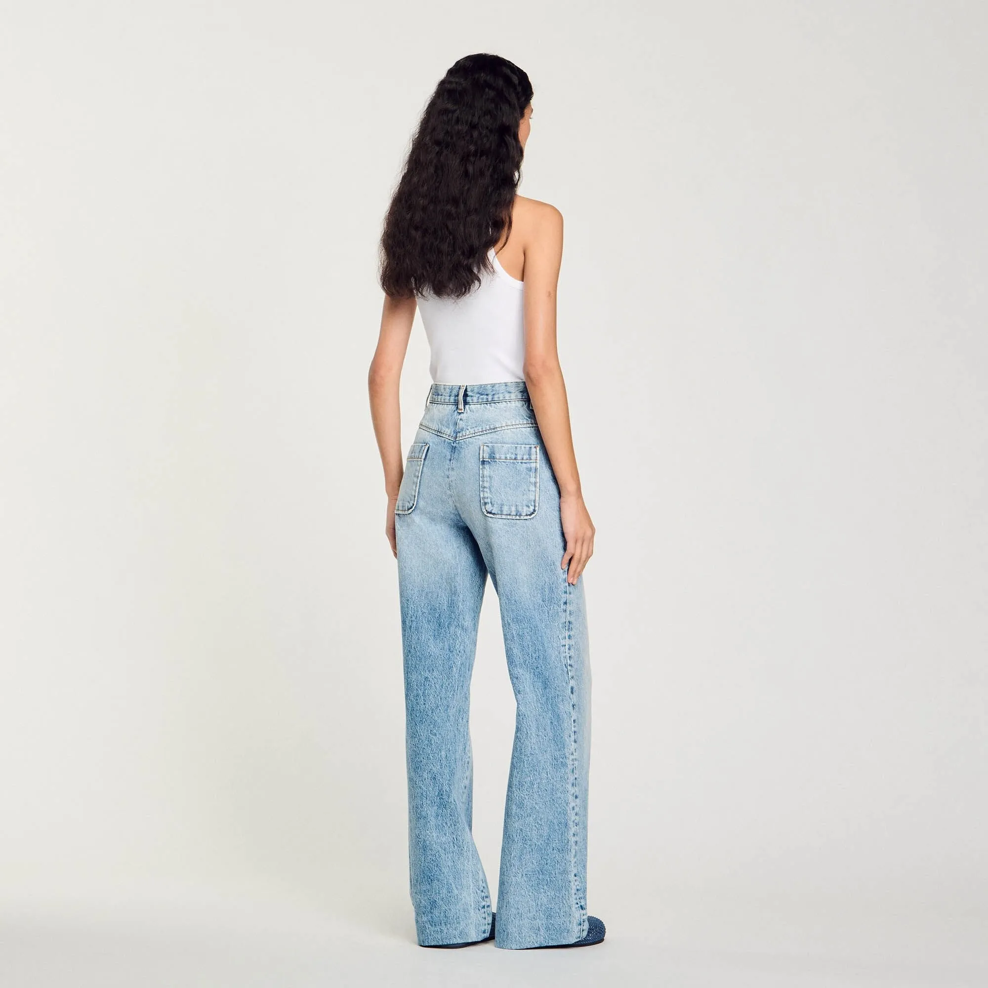 Oslone High-Rise Jeans Light Bu Jean