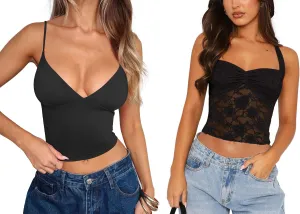 REORIA 2 Piece Camisole (Brilliant White S)