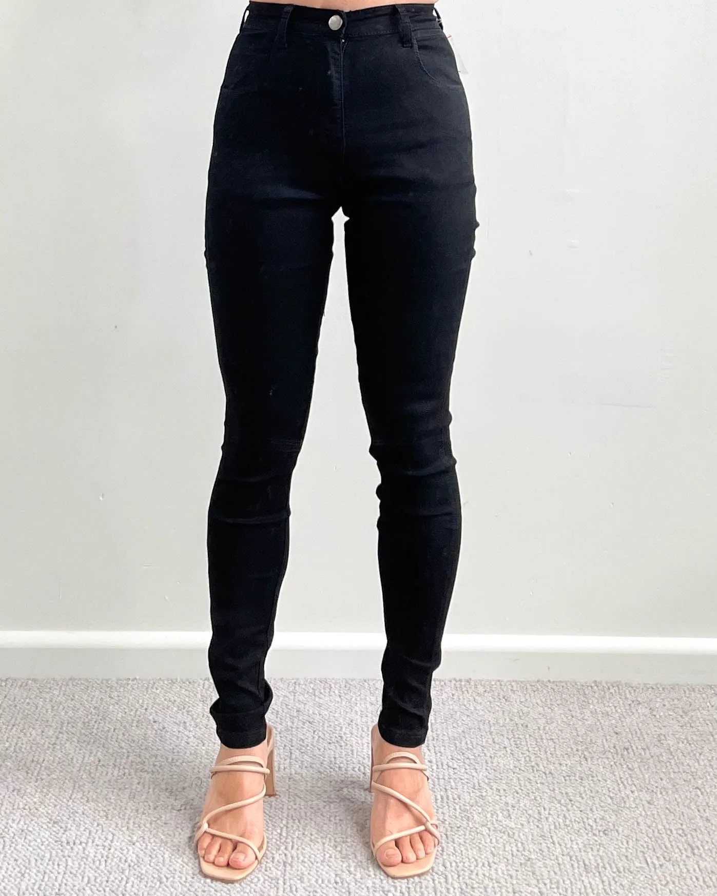 Sia High Rise Jeans Black