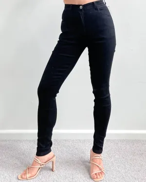 Sia High Rise Jeans Black