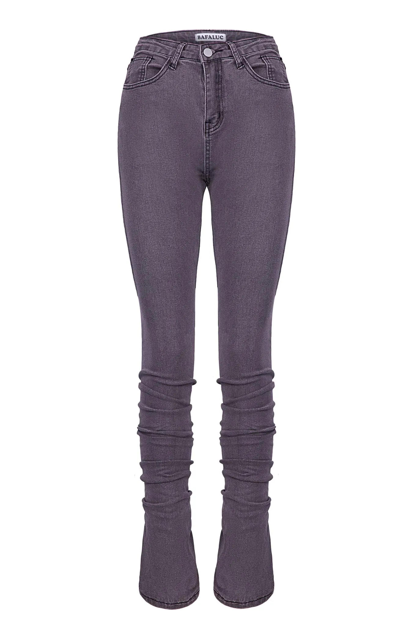 SKINNY DRAPED JEANS