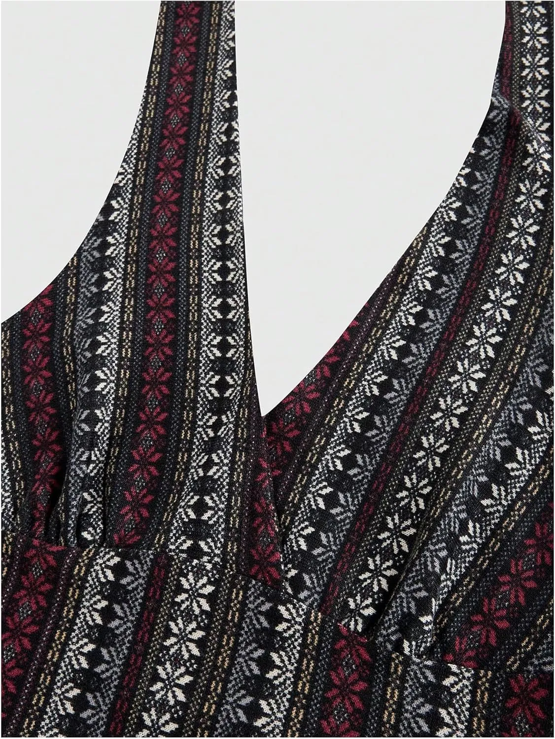SOLY HUX Women's Boho Summer Halter Crop Tops Sleeveless Backless Tank Top Casual Sexy Going Out Tops