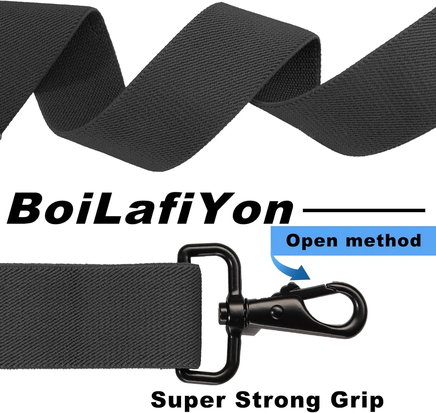 Suspenders for Men Heavy Duty, Mens Suspenders for Jeans with 4 Snap Hooks Adjustable X Back Men's Suspenders