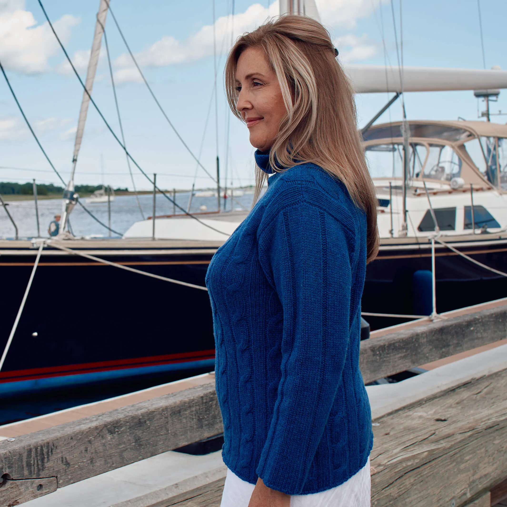 The Laiose 6-Ply Cashmere Funnel Sweater