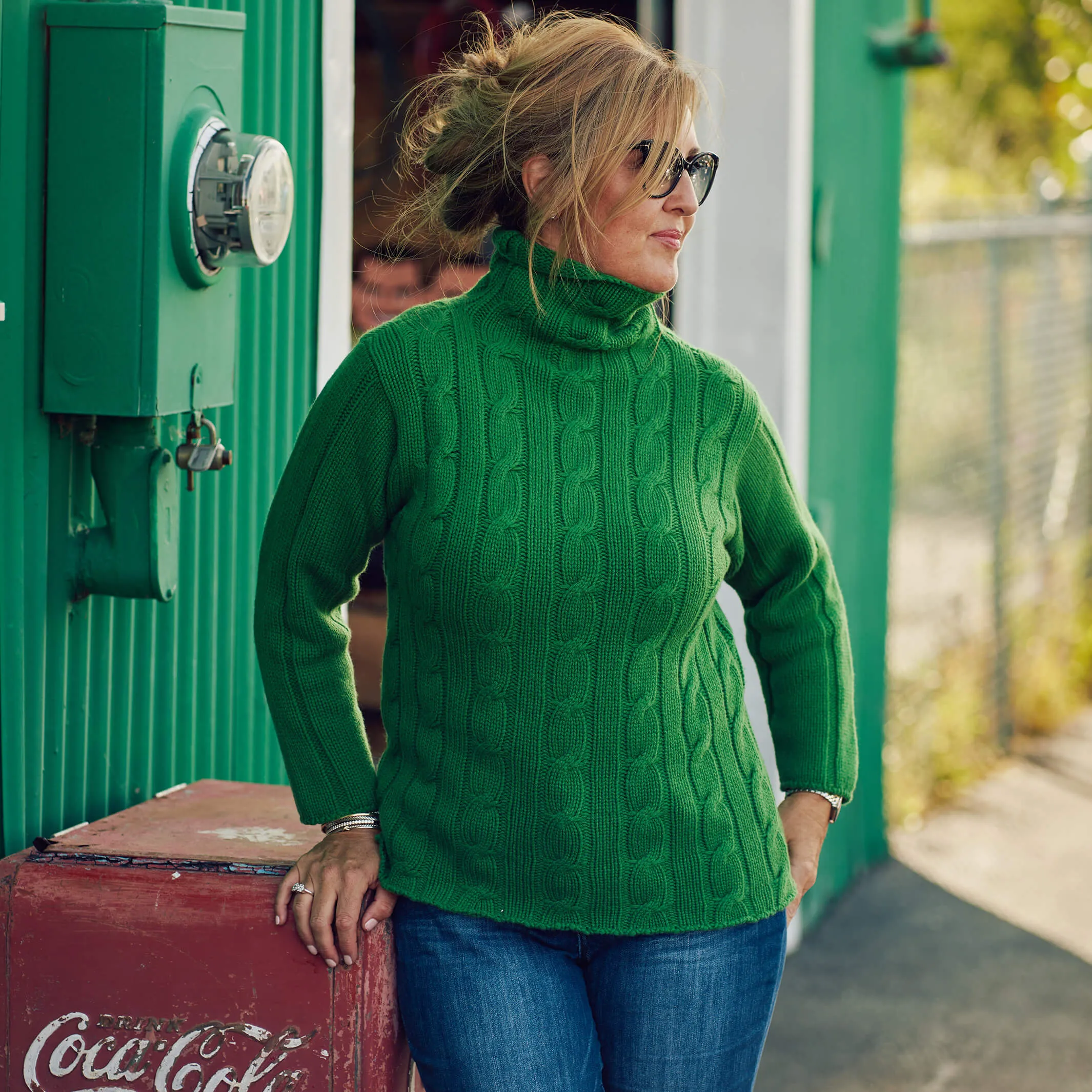 The Laiose 6-Ply Cashmere Funnel Sweater