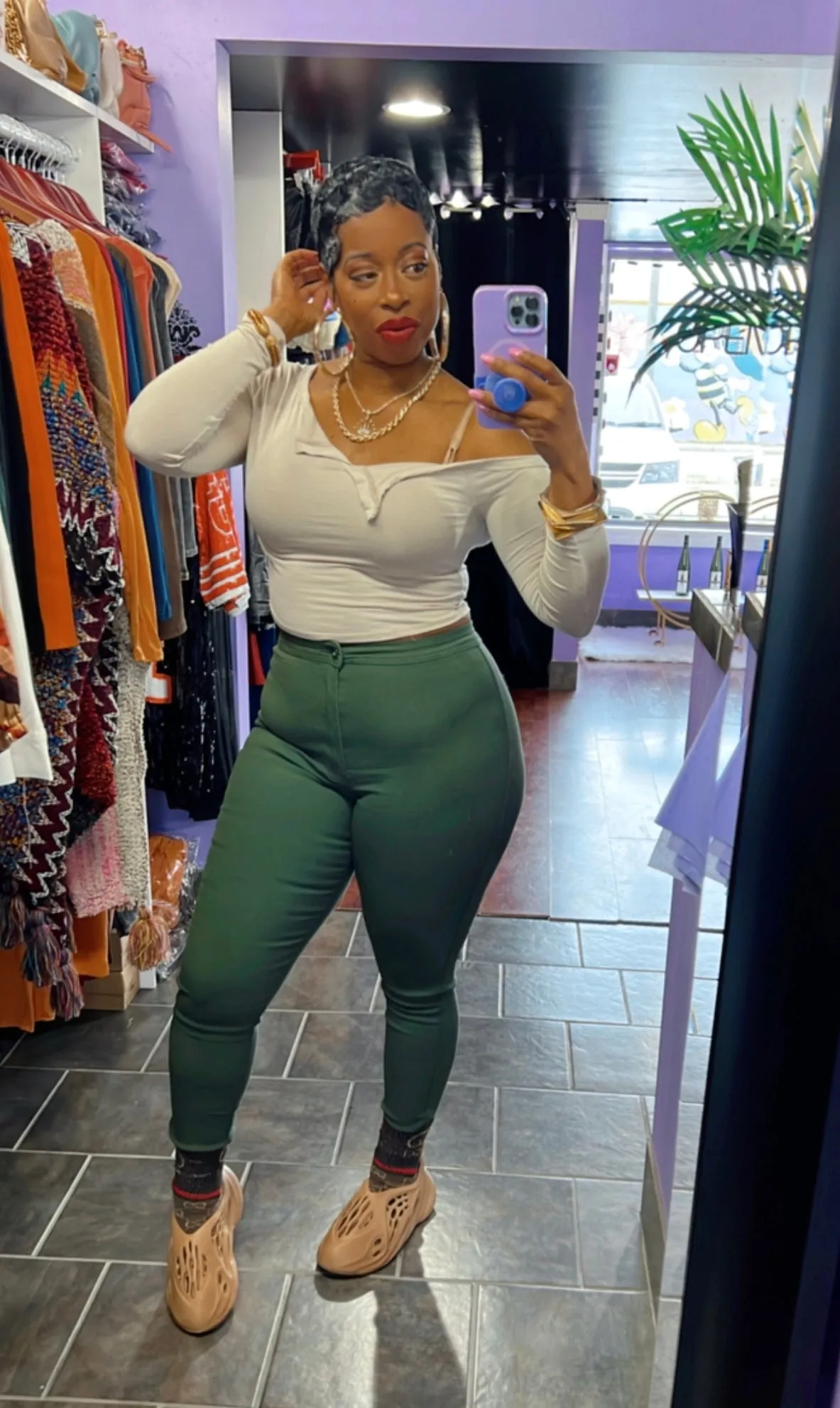 The MIRACLE Stretch Pants (Olive)
