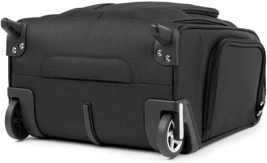 Travelpro Luggage Maxlite 5 Softside Lightweight Rolling Underseat Compact Carry on Upright 2 Wheel Bag, Men and Women, Black, 15-Inch