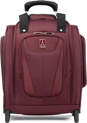 Travelpro Luggage Maxlite 5 Softside Lightweight Rolling Underseat Compact Carry on Upright 2 Wheel Bag, Men and Women, Burgundy, 15-Inch