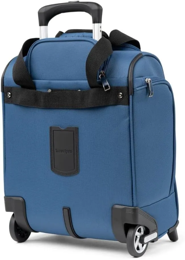 Travelpro Luggage Maxlite 5 Softside Lightweight Rolling Underseat Compact Carry on Upright 2 Wheel Bag, Men and Women, Ensign Blue, 15-Inch