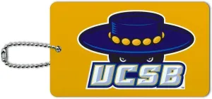 UC Santa Barbara Secondary Logo Luggage Card Suitcase Carry-On ID Tag