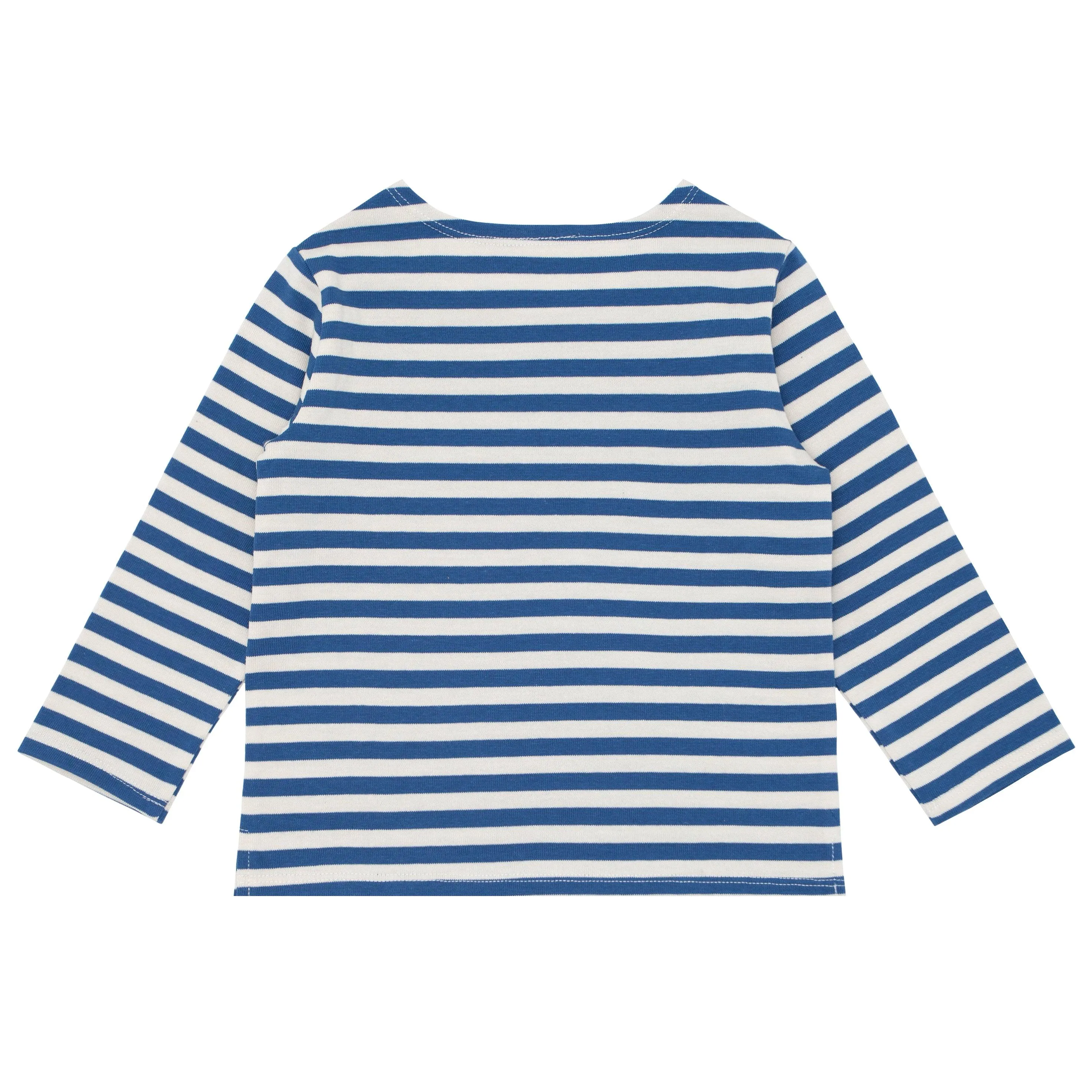 unisex stripe long sleeve boatneck tee