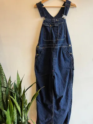 Vintage 1940/1950s Blue Bell Darkwash Denim Overalls