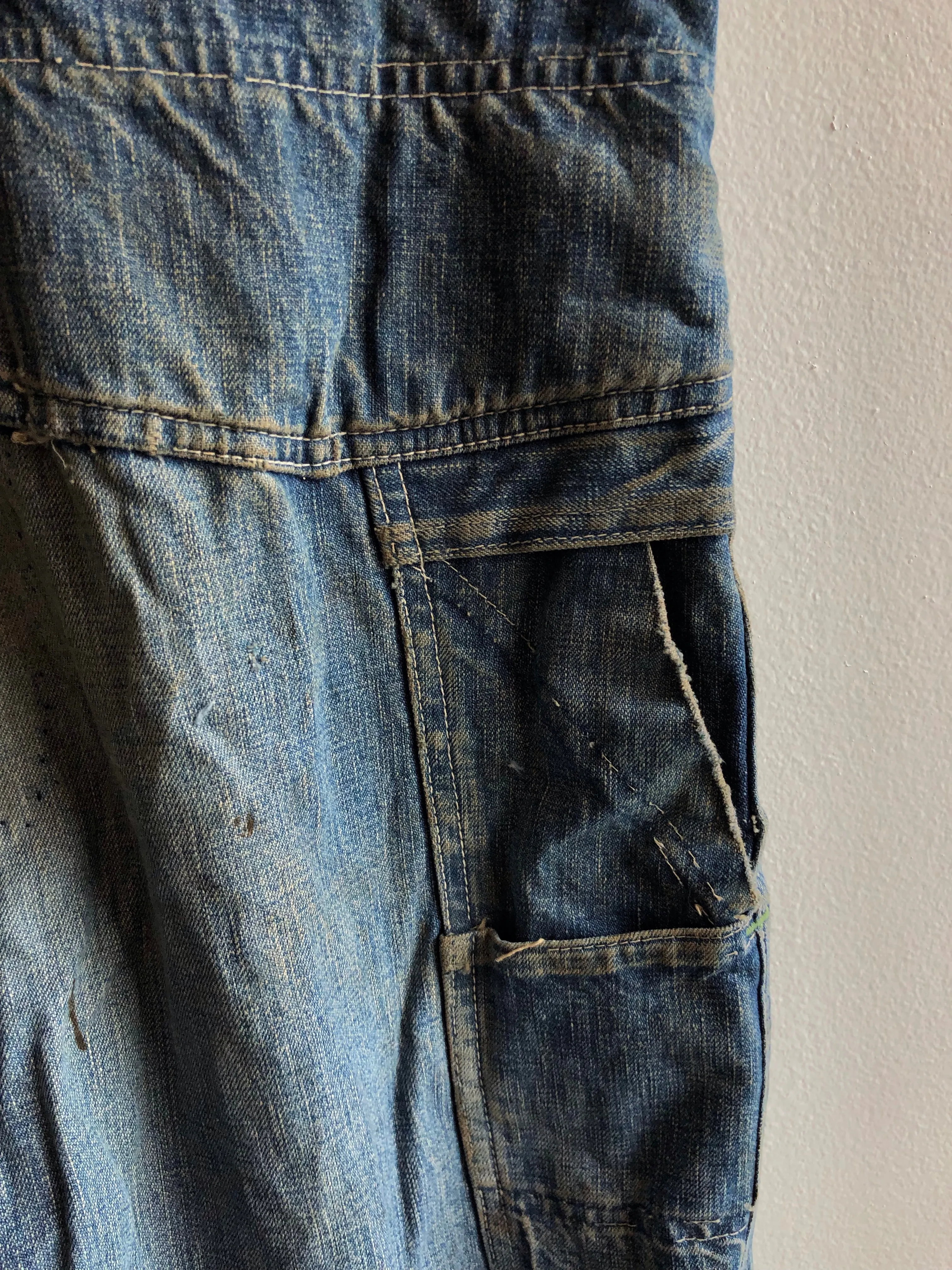 Vintage 1940/1950s Osh Kosh Vestbak Selvedge Overalls
