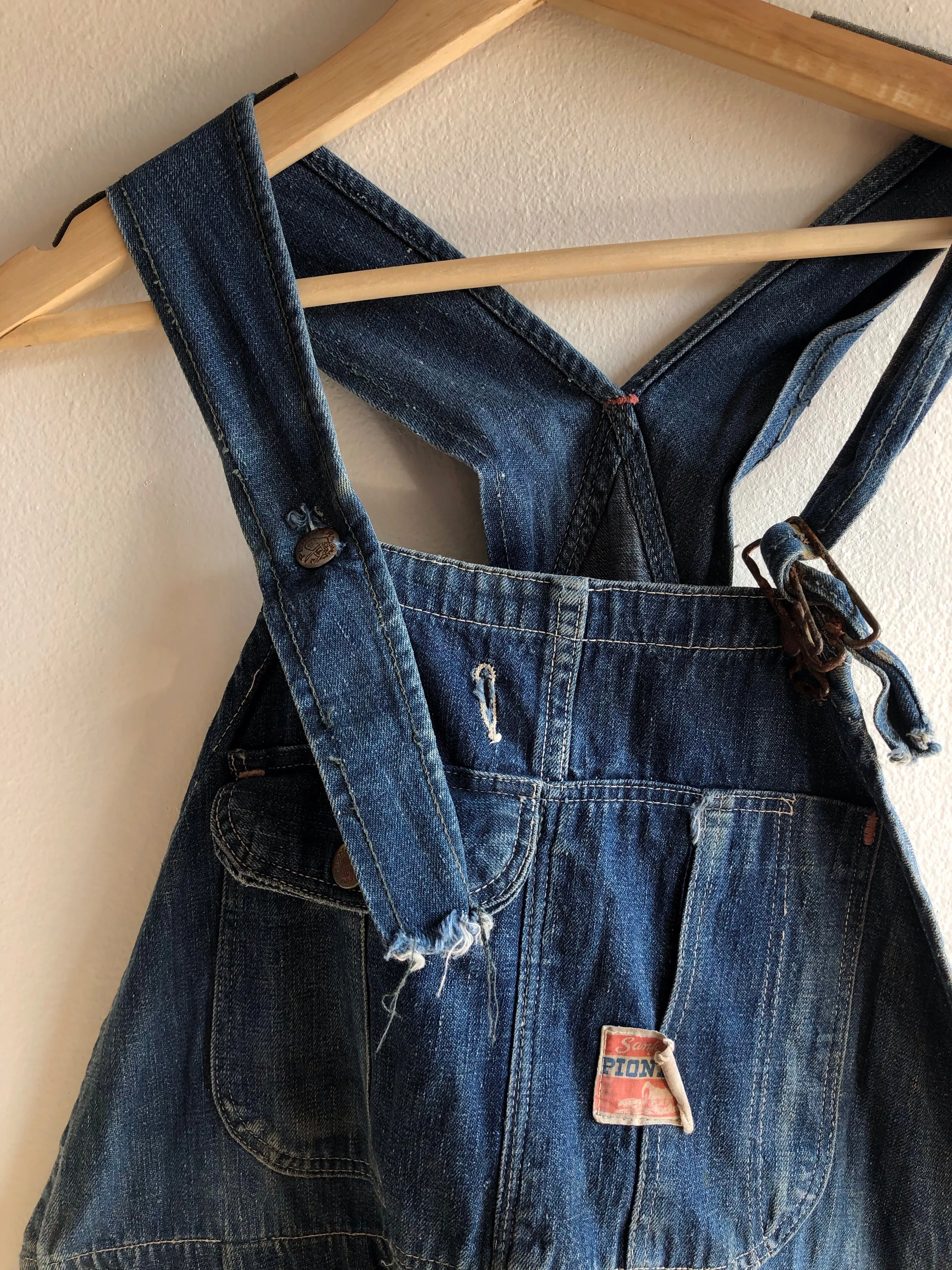 Vintage 1940/1950s Pioneer Denim Overalls
