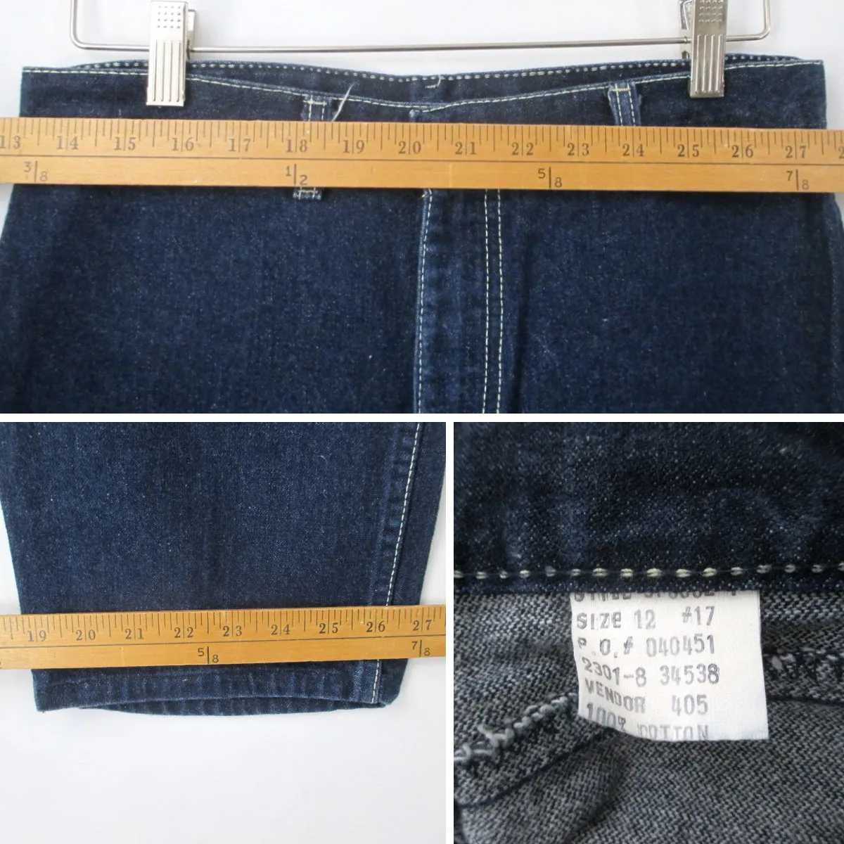 Vintage 80s Brittania High Waist Blue Jeans 12