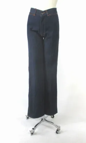 Vintage 80s High Waist Je Temps Denim Blue Jeans S
