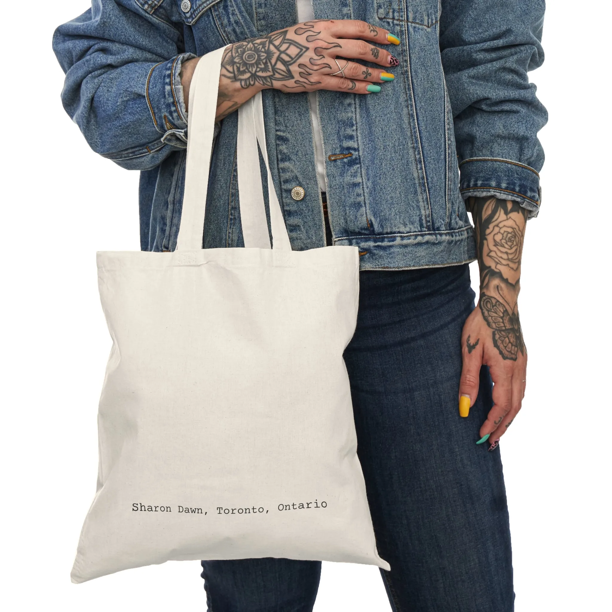 Vintage Drum - Natural Tote Bag ~ Sharon Dawn Collection