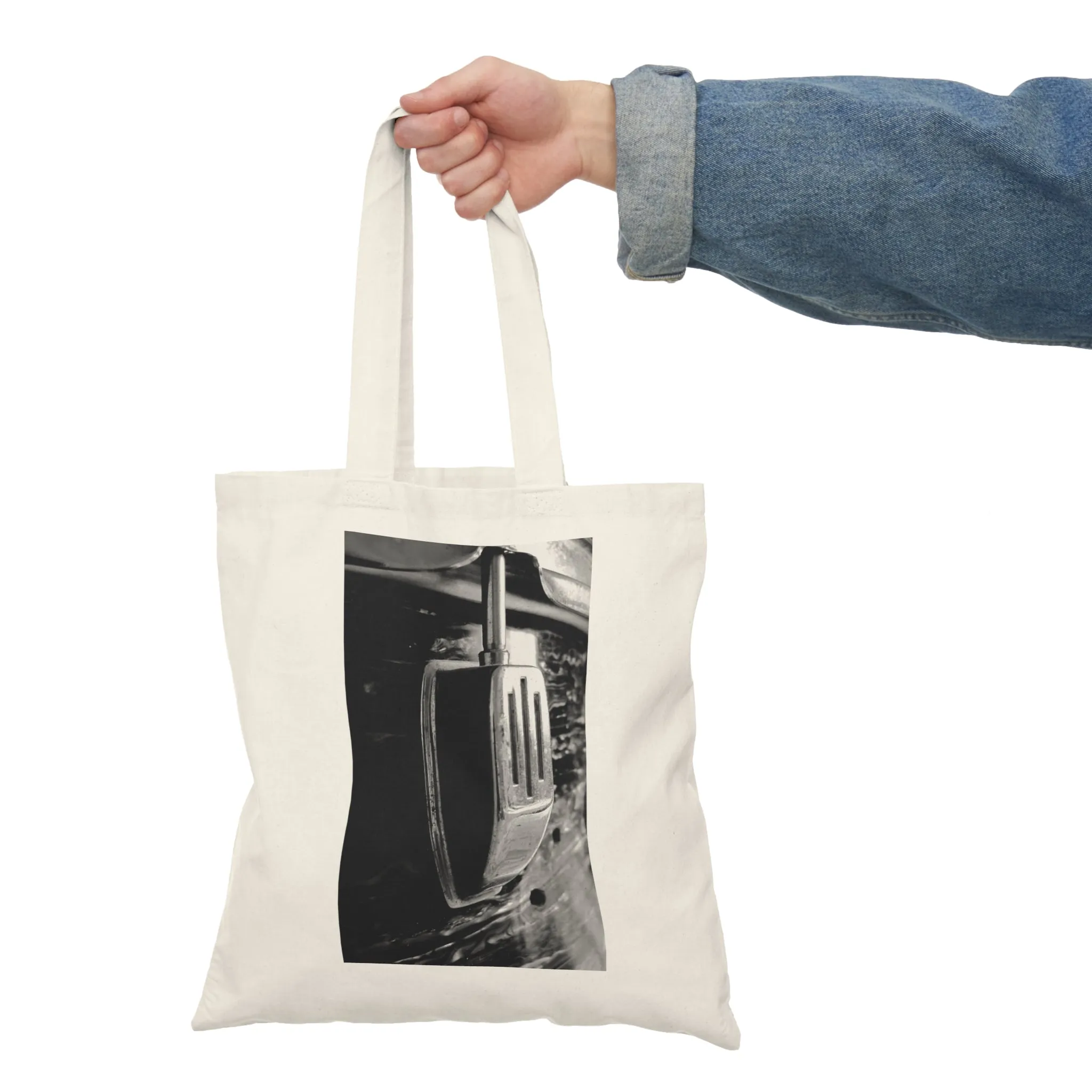 Vintage Drum - Natural Tote Bag ~ Sharon Dawn Collection
