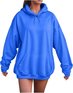 Women Hooded Sweatshirt Casual Long Sleeve Pullover Loose Autumn Sweatshirt Winter Hoodies Women Oversized
