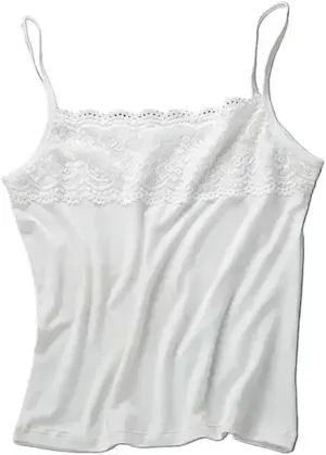 Women Slim Lace Splicing Camisole For Summer Casual Sleeveless Slim Sling Tanks Vest
