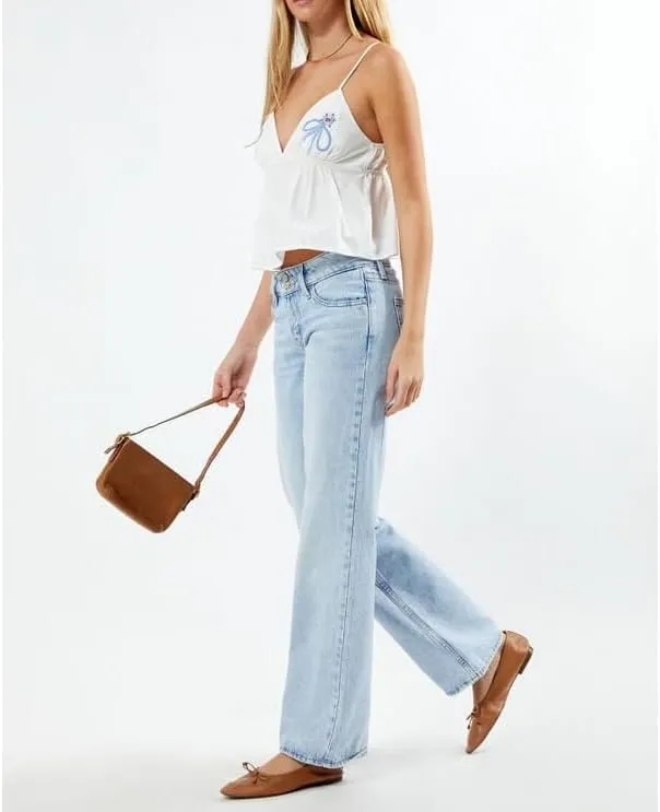 Women Y2k Ruffle Hem Crop Tank Tops Sleeveless Spaghetti Strap Flowy Camisoles Sexy V Neck Babydoll Tops