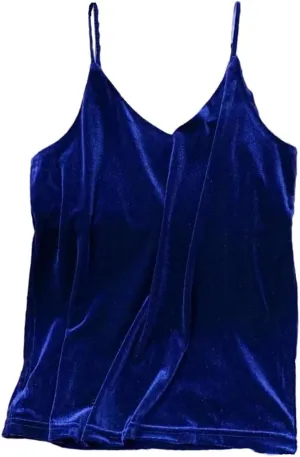 Women's Corduroy Tank Crop Tops Fashion Streetwear Spaghetti Strap Camisole Plus Size Casual Tanks