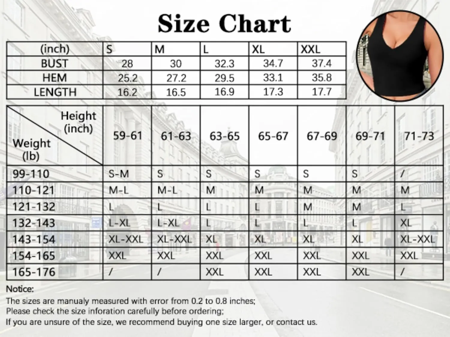 Women's Sexy V Neck Crop Tops Sexy Trendy Double Lined Tank Tops Going Out Sleeveless Basic Top