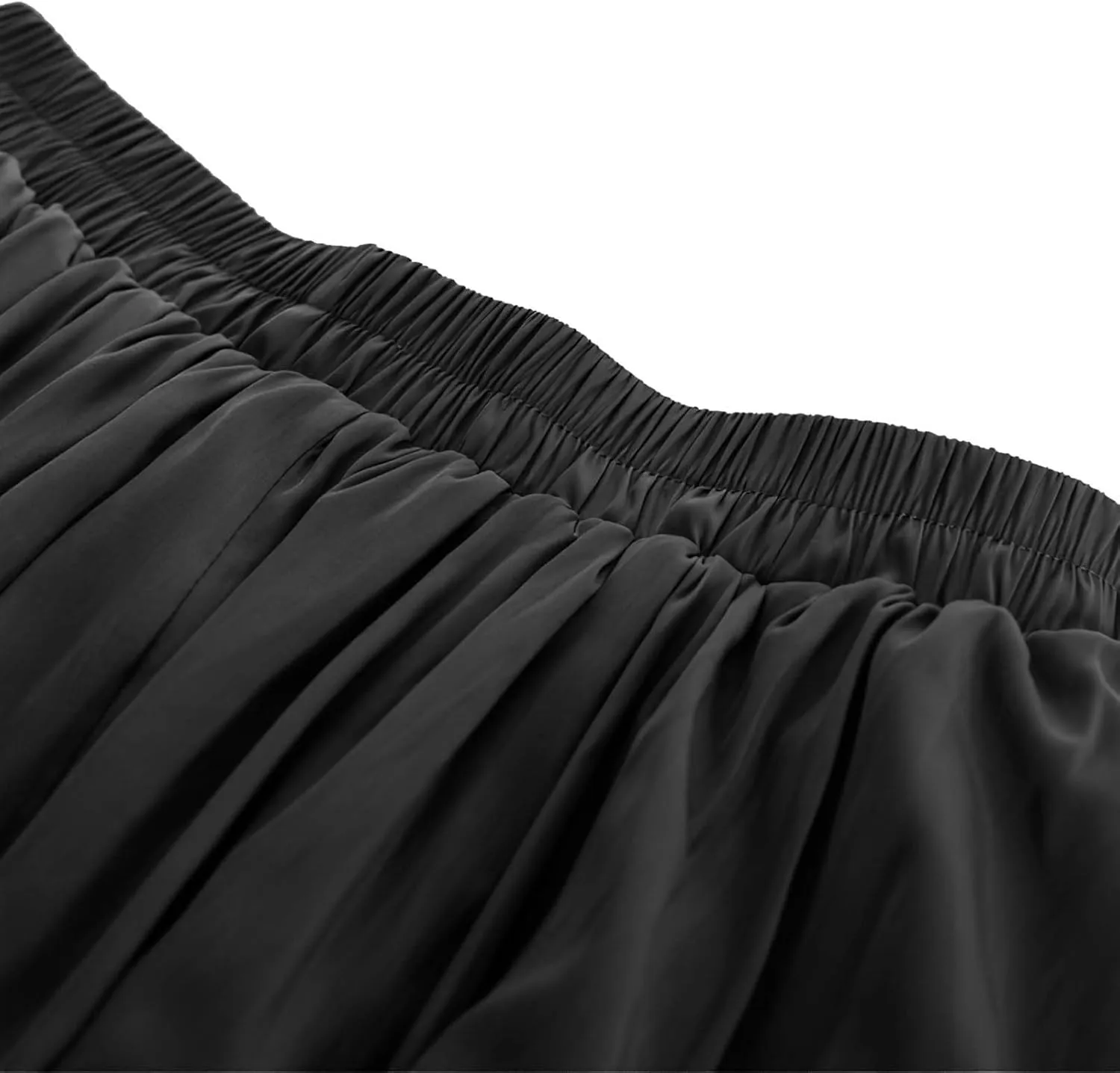 Women's Vintage Renaissance Skirts High Waisted Flared Layered A-Line Pirate Skirts Gothic Midi Skirt with Pockets