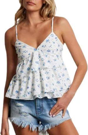 Womens Y2k Lace Crop Tops Vintage Fairy Ruched Ruffle Holiday Beach Going Out Streetwear Casual Camisole